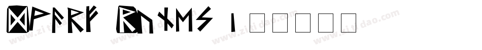 Dwarf Runes 1字体转换